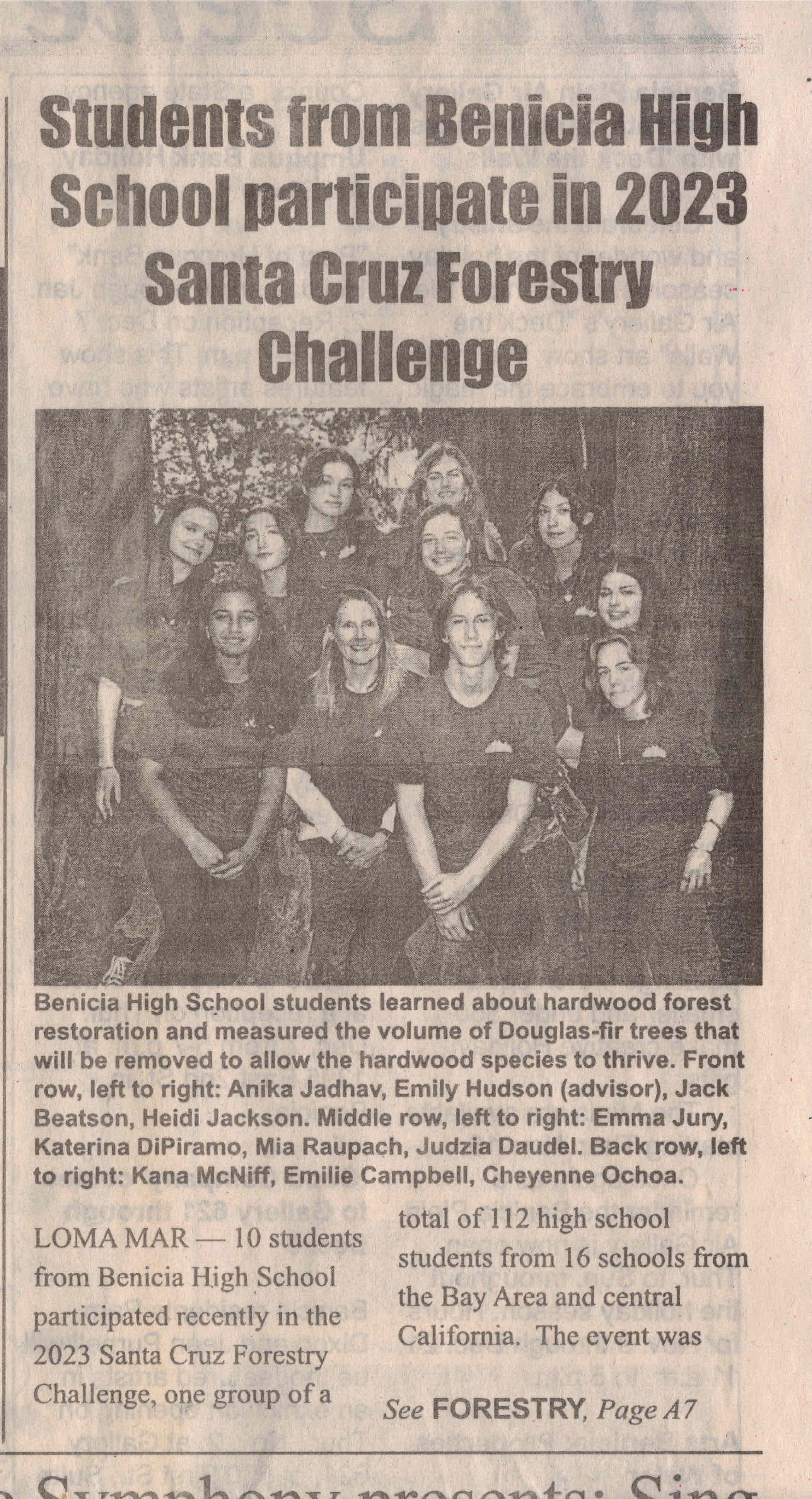 Front Page of Herald