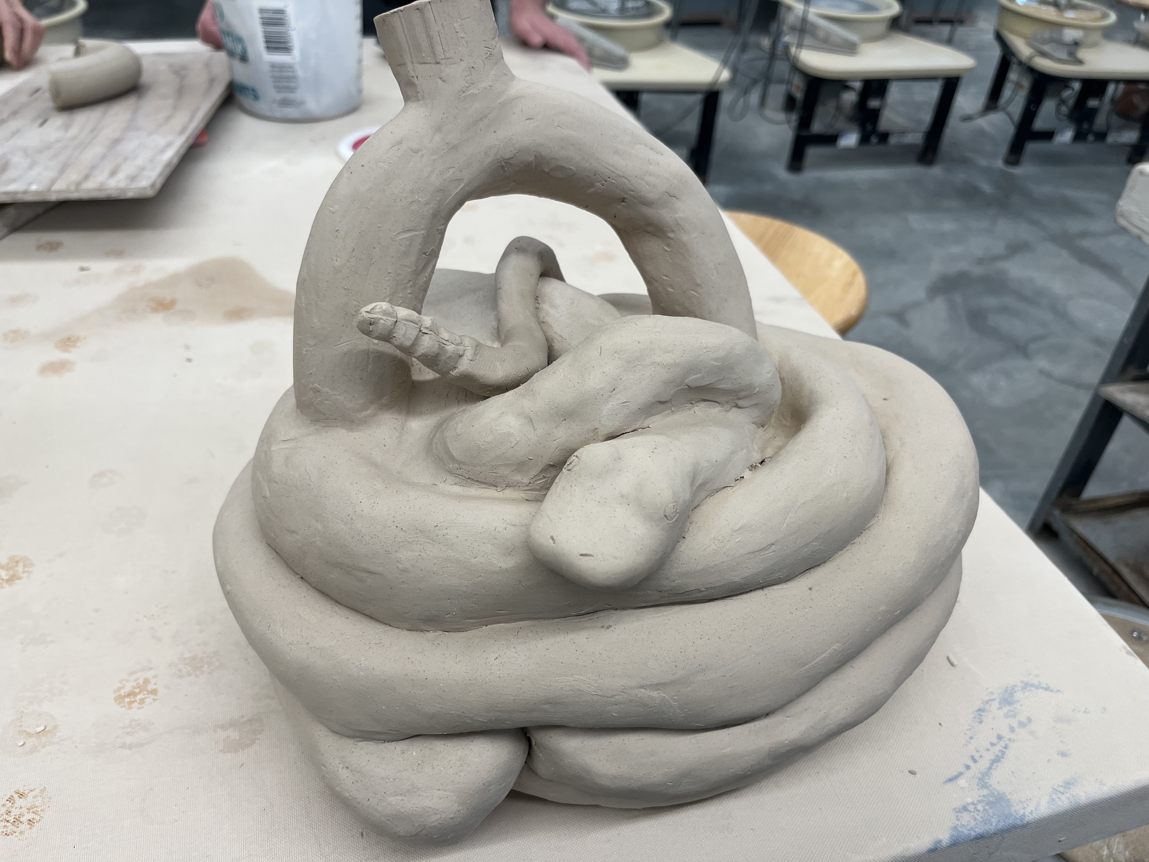unfired pot