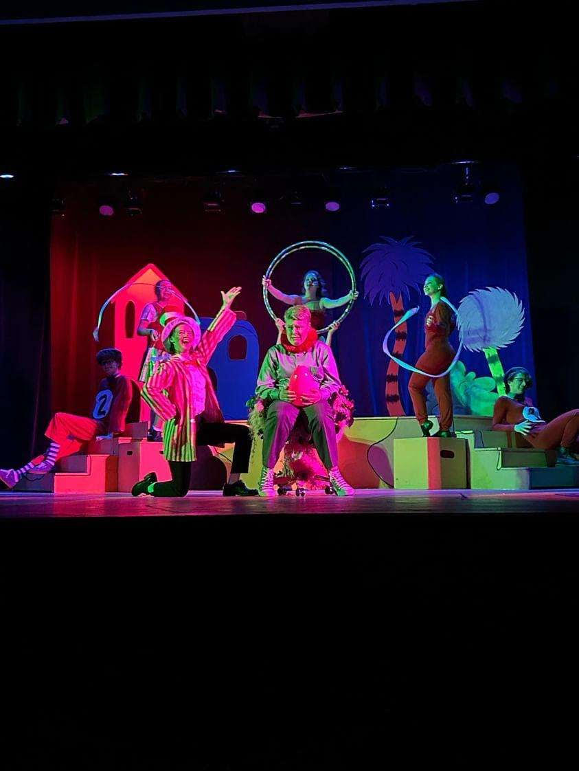 Members of the Circus McGurkus dance as their show opens